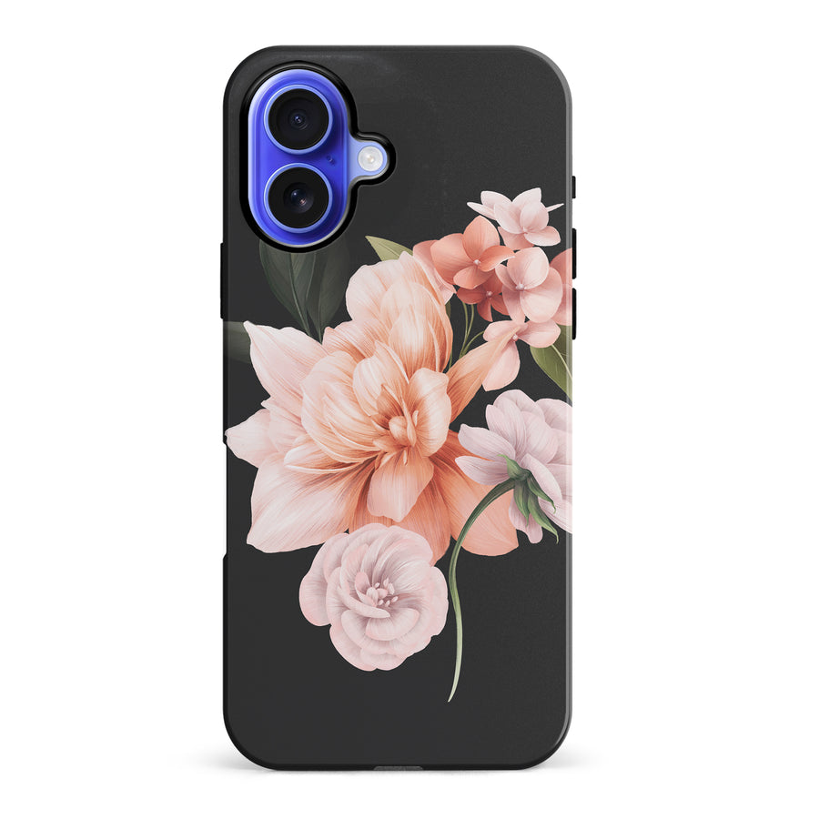 iPhone 16 Plus full bloom phone case in black