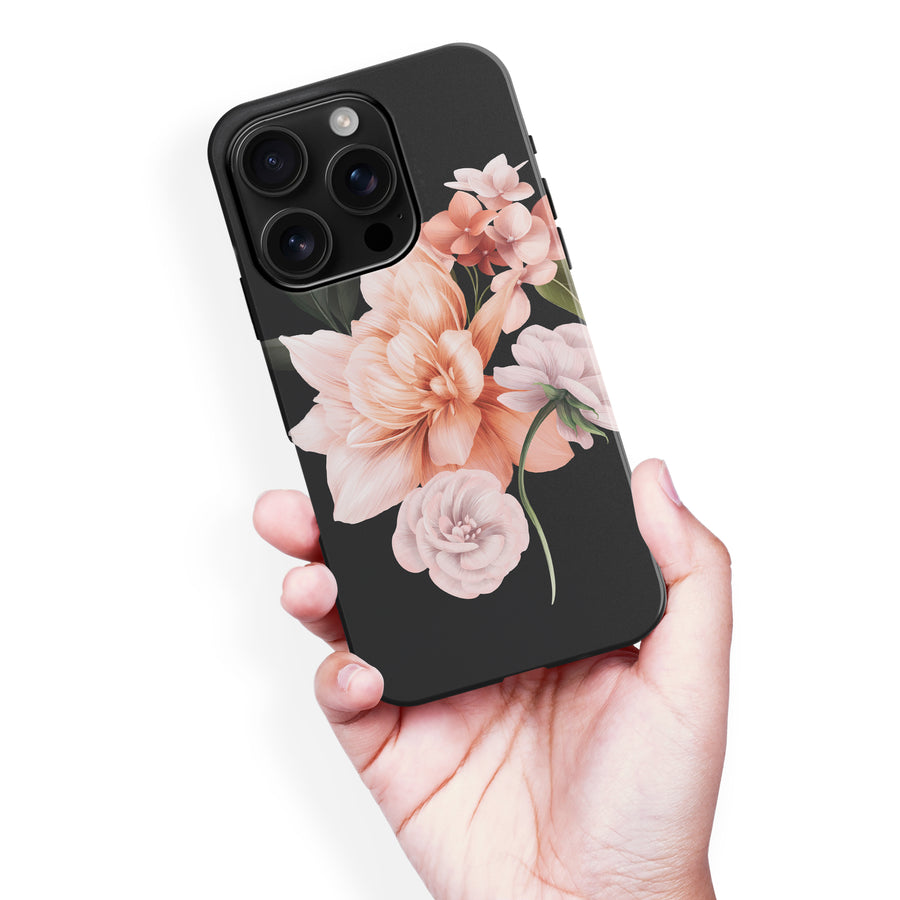 iPhone 16 Pro Max full bloom phone case in black