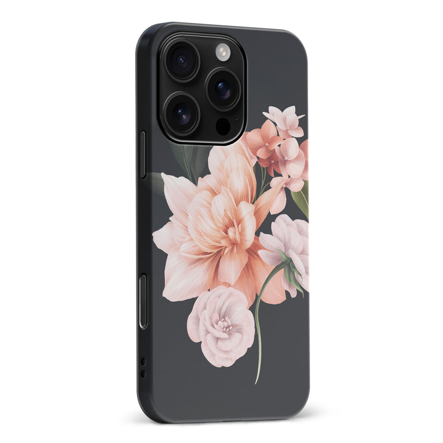 iPhone 16 Pro Max full bloom phone case in black