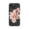 Full Bloom Floral Phone Case - Black