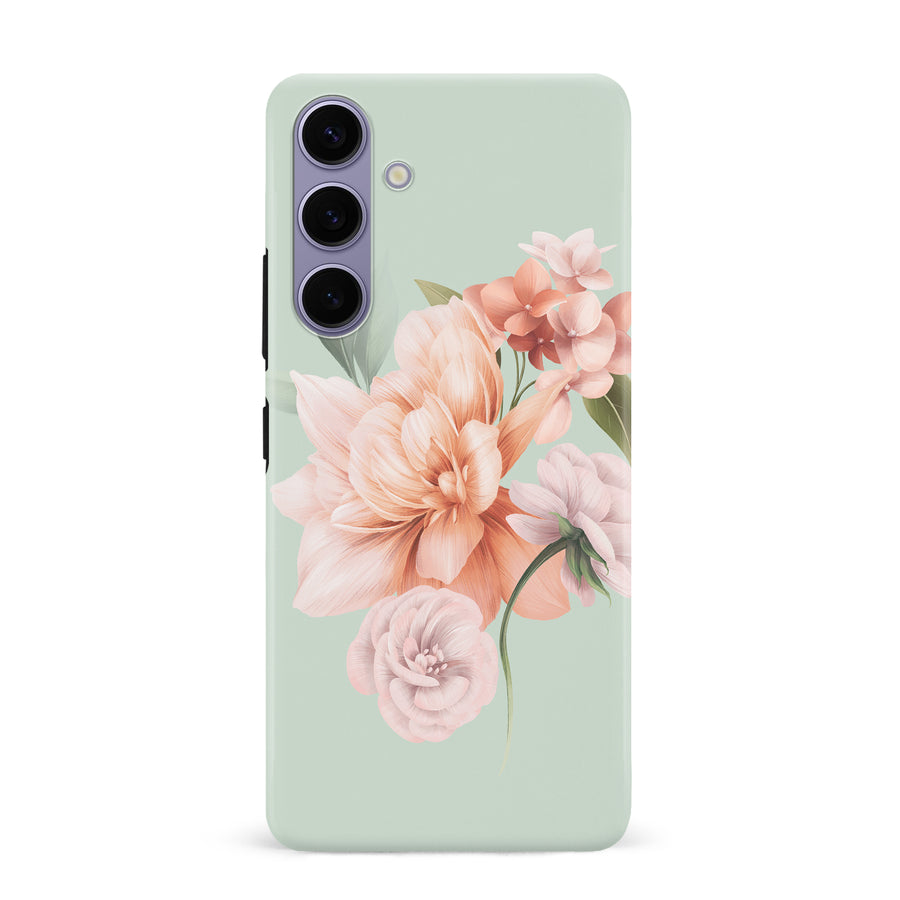 Samsung S24 Plus Full Bloom Floral Phone Case - Green