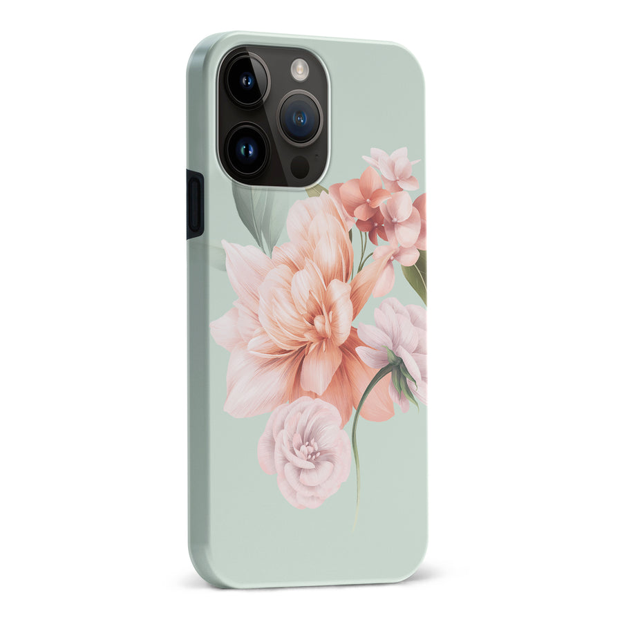 iPhone 15 Pro Max full bloom phone case in green