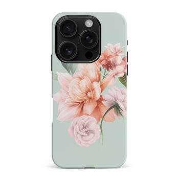 iPhone 16 Pro Max full bloom phone case in green