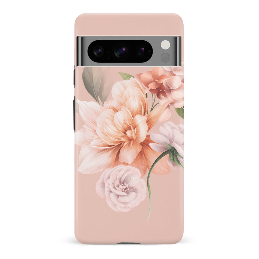 Google Pixel 8 Pro full bloom phone case in pink