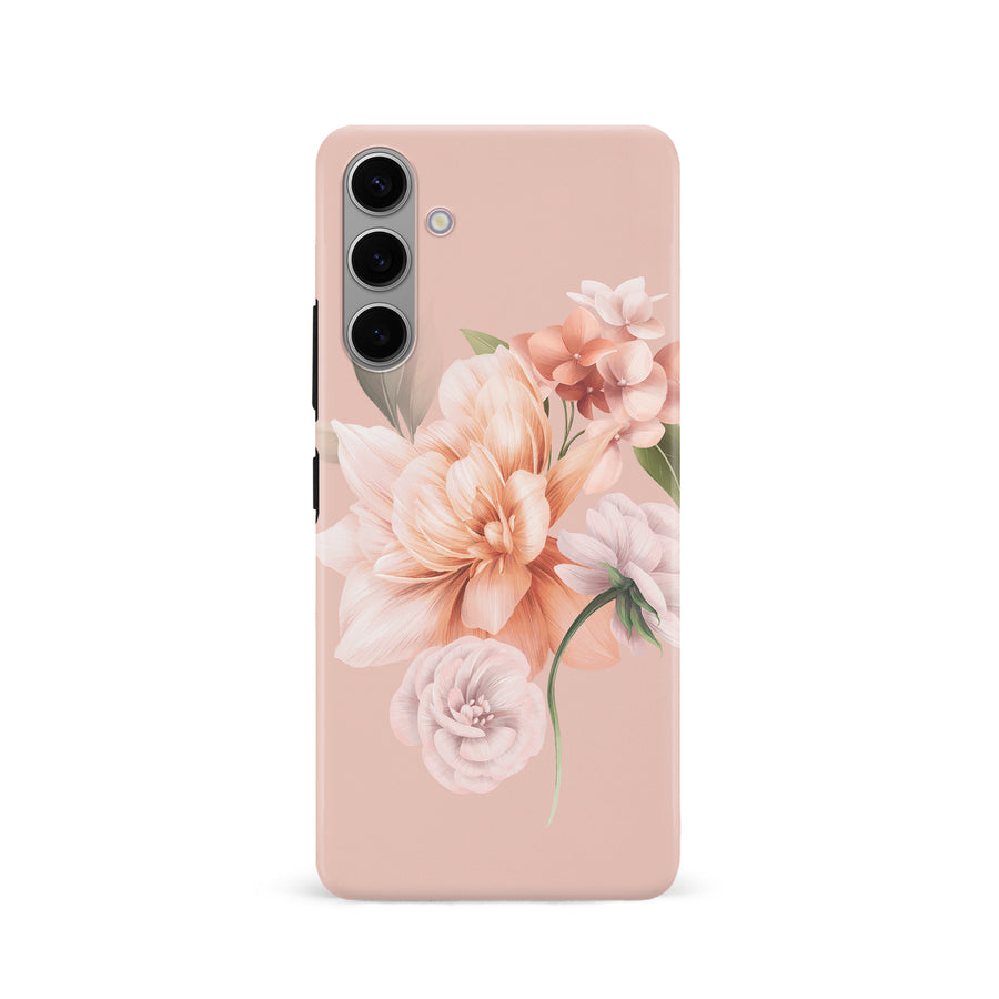 Samsung S24 Full Bloom Phone Floral Case - Pink