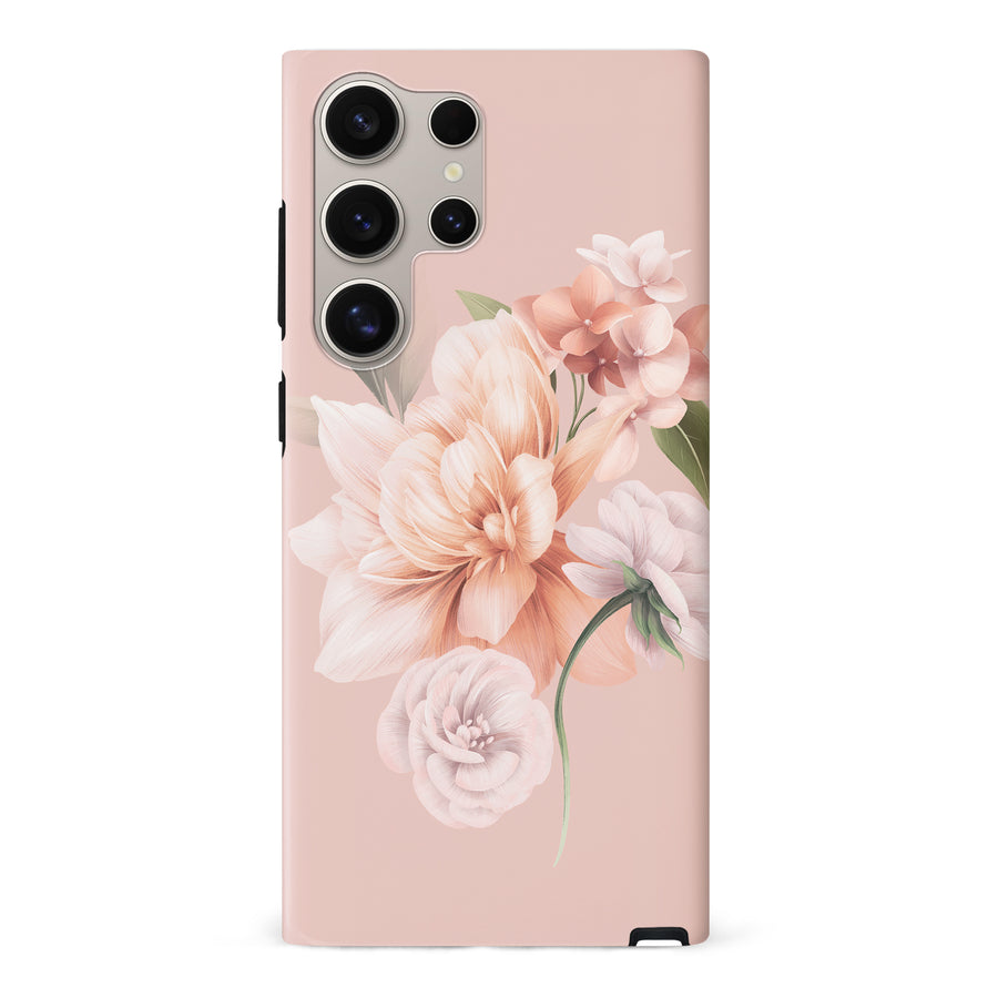 Samsung S24 Ultra Full Bloom Phone Floral Case - Pink