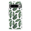 Google Pixel 8 Pro Banana Leaves Floral Phone Case in White