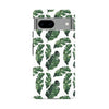 Google Pixel 8A Banana Leaves Floral Phone Case in White