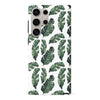 Samsung Galaxy S24 Ultra Banana Leaves Floral Phone Case in White