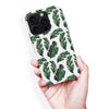 iPhone 16 Pro Max Banana Leaves Floral Phone Case in White