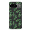 Google Pixel 9 Banana Leaves Floral Phone Case in Black