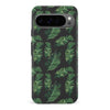 Google Pixel 9 Pro Banana Leaves Floral Phone Case in Black
