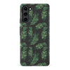 Samsung S23 Plus Banana Leaves Floral Phone Case - Black