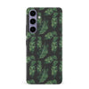 Samsung S24 Plus Banana Leaves Floral Phone Case - Black