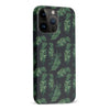 iPhone 15 Pro Max Banana Leaves Floral Phone Case in Black