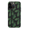 iPhone 15 Pro Max Banana Leaves Floral Phone Case in Black