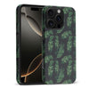 iPhone 16 Pro Max Banana Leaves Floral Phone Case in Black