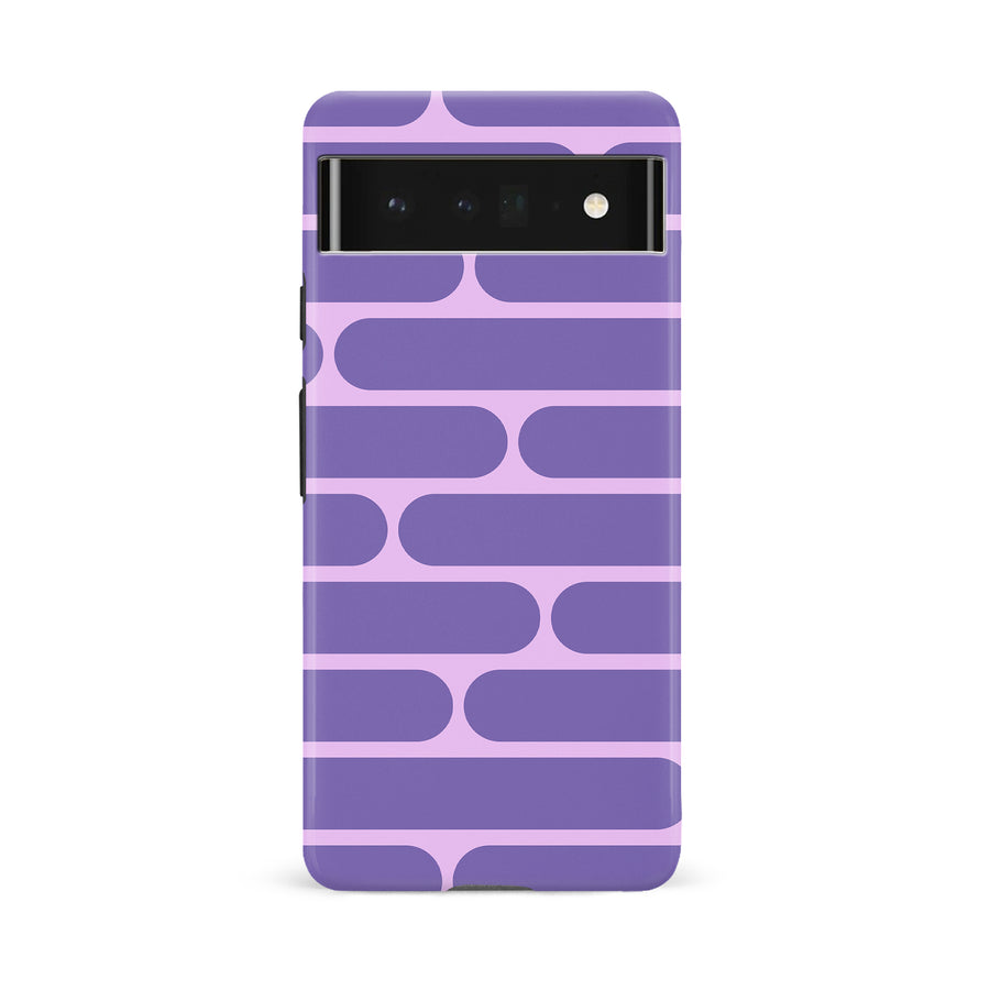 Google Pixel 6A Capsules Phone Case in Purple