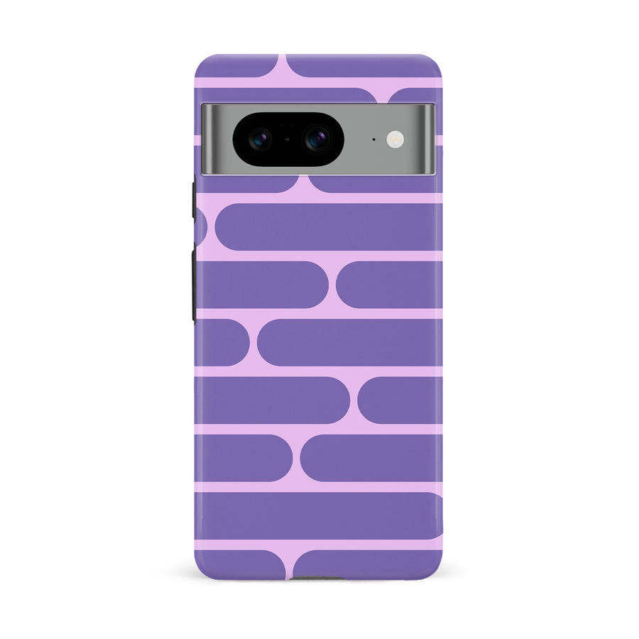 Google Pixel 8 Capsules Phone Case in Purple