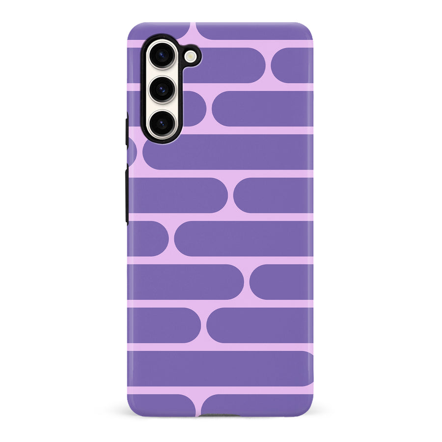 Samsung Galaxy S23 Capsules Phone Case in Purple