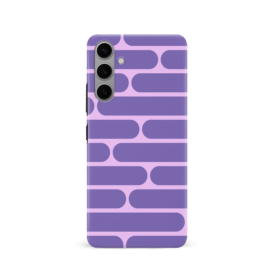 Samsung Galaxy S24 Capsules Phone Case in Purple