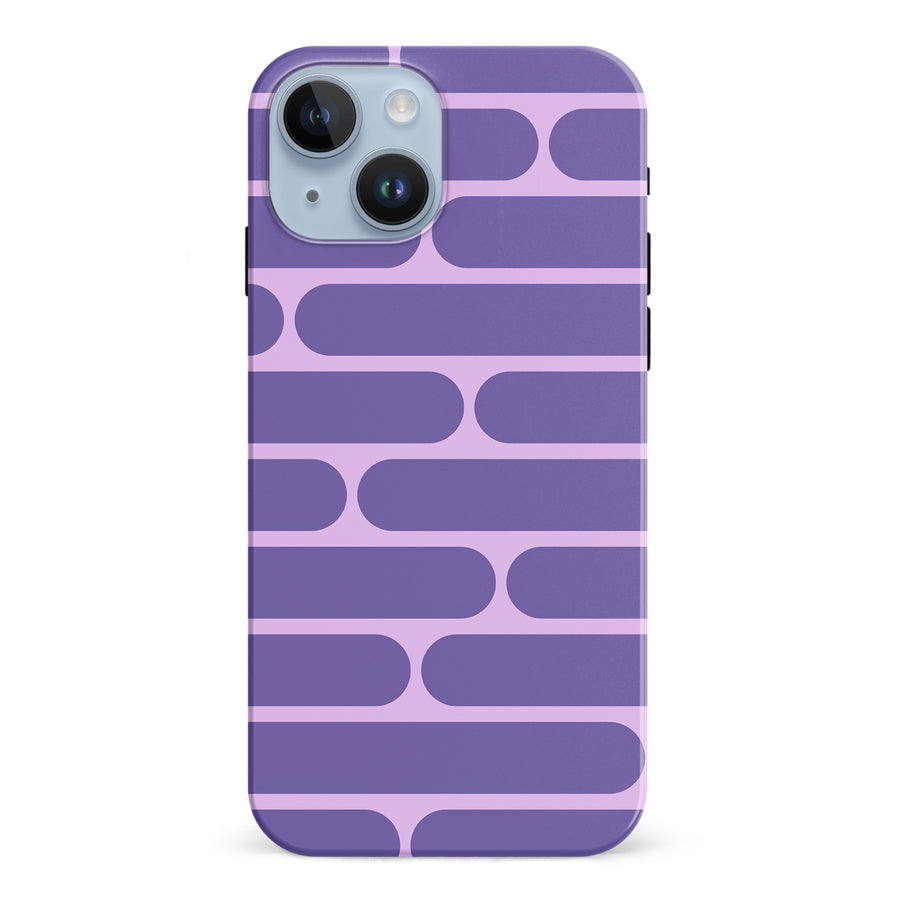 iPhone 15 Capsules Phone Case in Purple