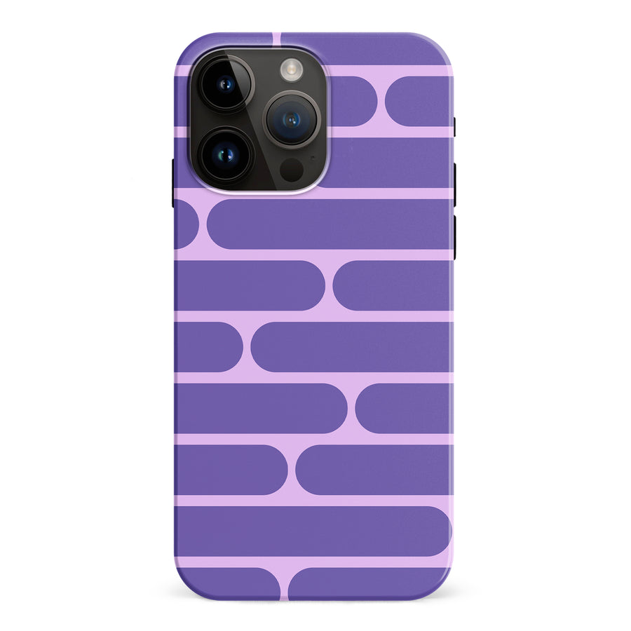iPhone 15 Pro Max Capsules Phone Case in Purple