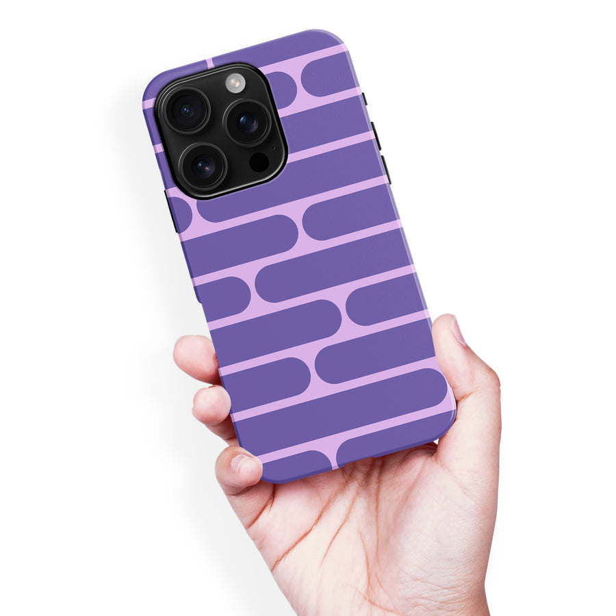 iPhone 16 Pro Max Capsules Phone Case in Purple
