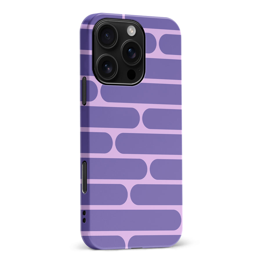 iPhone 16 Pro Max Capsules Phone Case in Purple