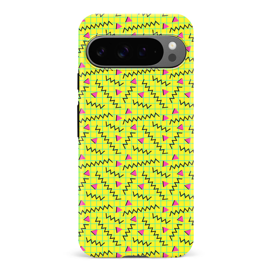 Google Pixel 9 Pro Graph Paper Phone Case in Yellow