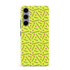 Samsung Galaxy S24 Ultra Retro Graph Paper Phone Case in Yellow