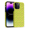 iPhone 15 Pro Max Retro Graph Paper Phone Case in Yellow