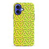 Retro Graph Paper Phone Case - Yellow