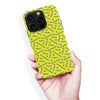 Retro Graph Paper Phone Case - Yellow