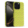 Retro Graph Paper Phone Case - Yellow