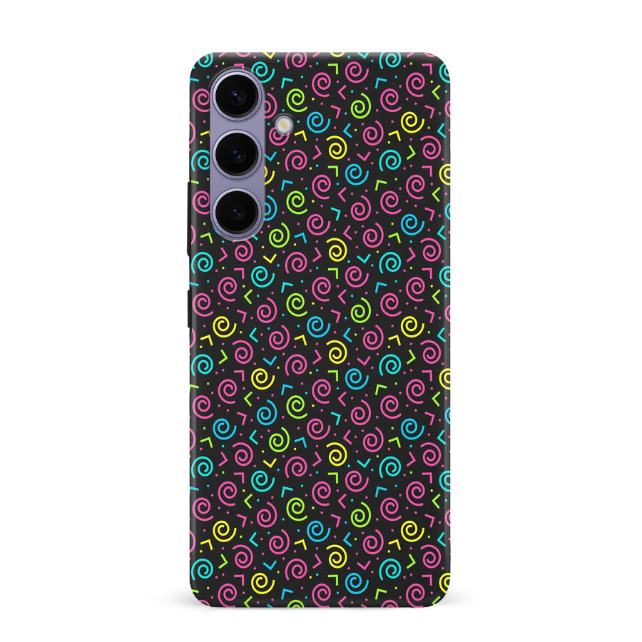 Samsung Galaxy S24 Plus 90's Dance Party Phone Case in Black