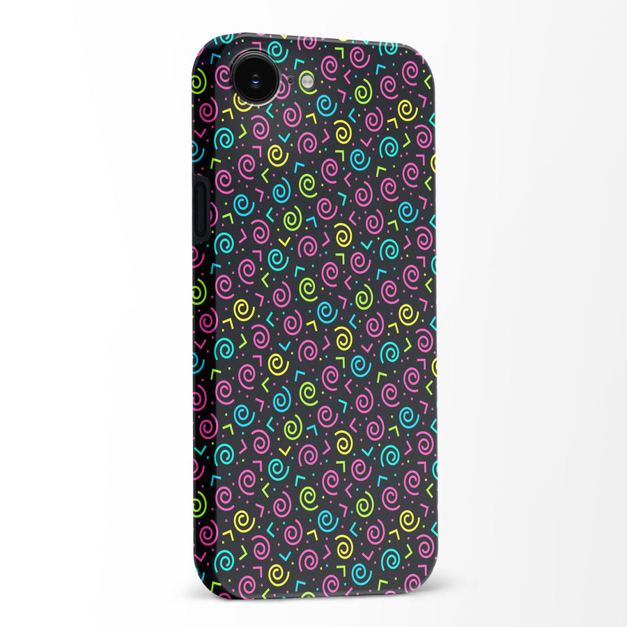 90's Dance Party Phone Case - Black