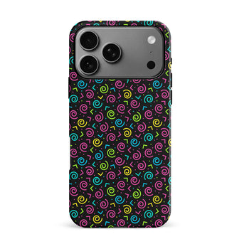 iPhone 17 Pro Max 90's Dance Party Phone Case Black