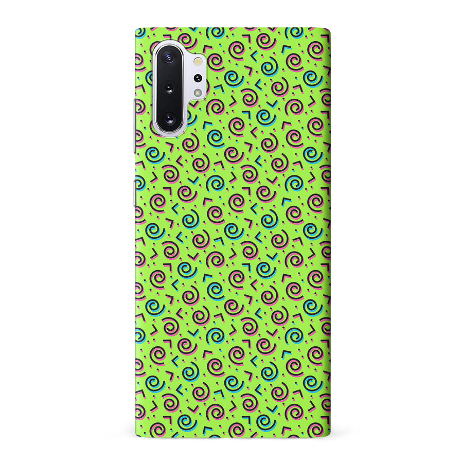 Samsung Galaxy Note 10 Pro 90's Dance Party Phone Case in Green