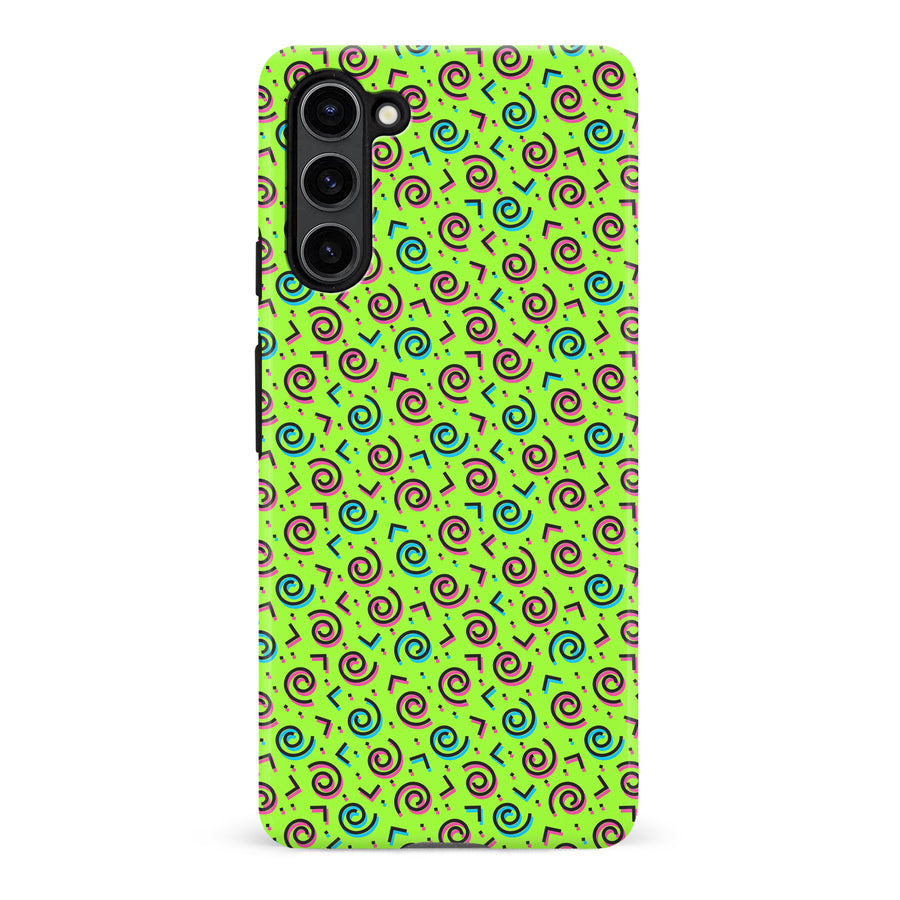 Samsung S23 Plus 90's Dance Party Phone Case - Green