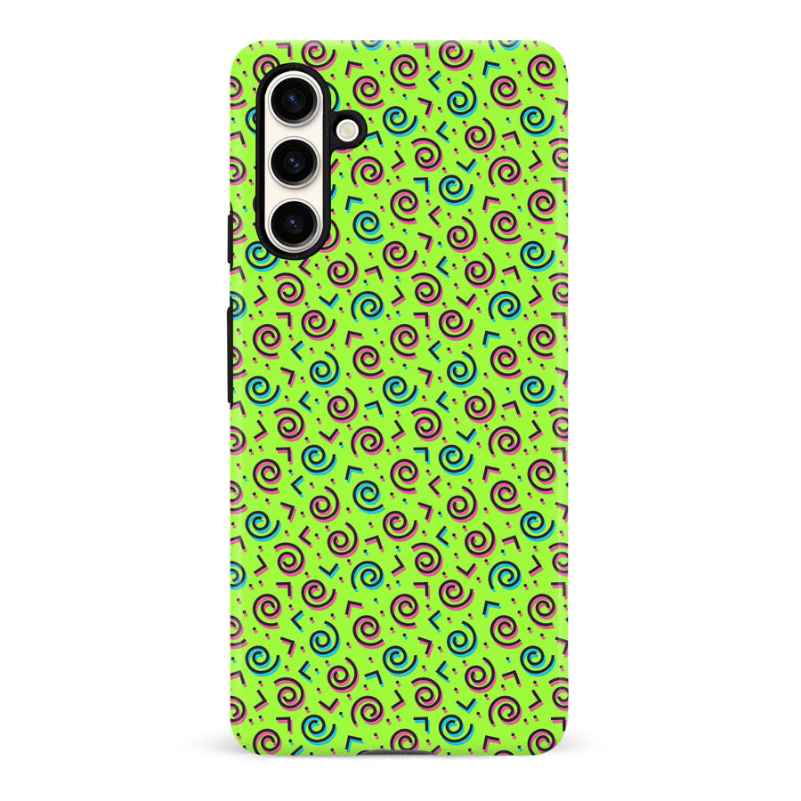 Samsung Galaxy S23 FE 90's Dance Party Phone Case in Green