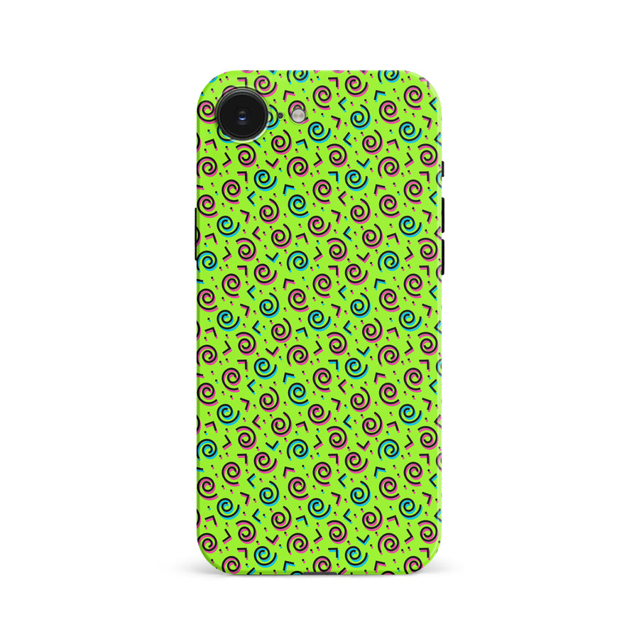 90's Dance Party Phone Case - Green