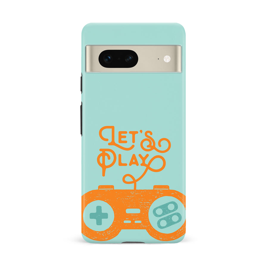 Google Pixel 7 Let's Play Phone Case in Green