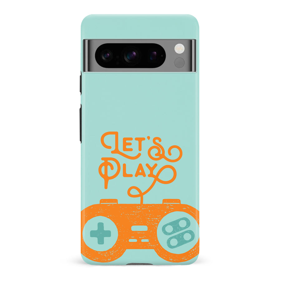 Google Pixel 8 Pro Let's Play Phone Case in Green