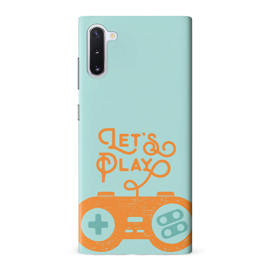 Samsung Galaxy Note 10 Let's Play Phone Case in Green