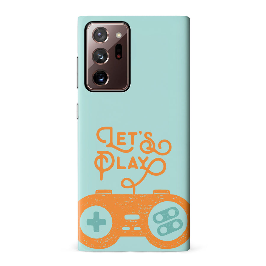 Samsung Galaxy Note 20 Ultra Let's Play Phone Case in Green