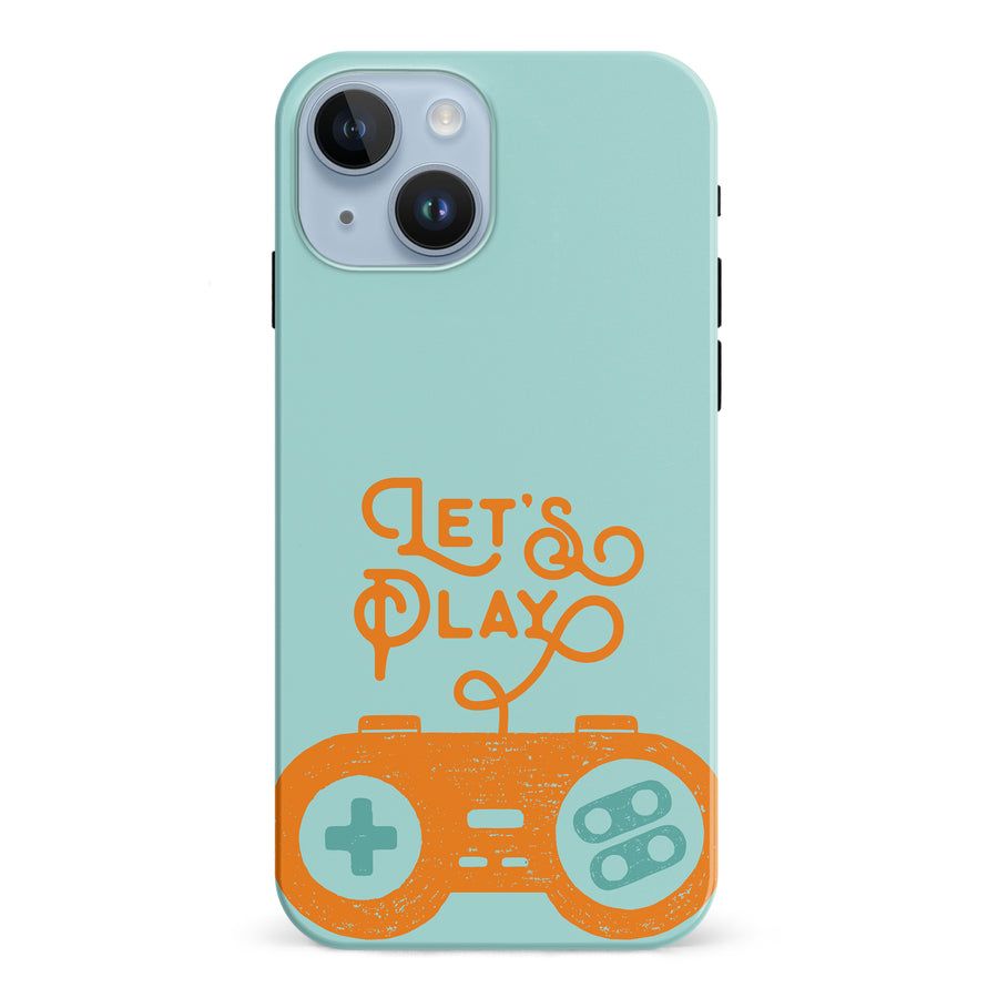 iPhone 15 Let's Play Phone Case in Green