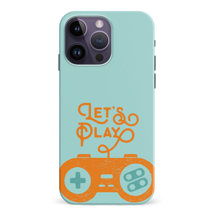 iPhone 15 Pro Let's Play Phone Case in Green