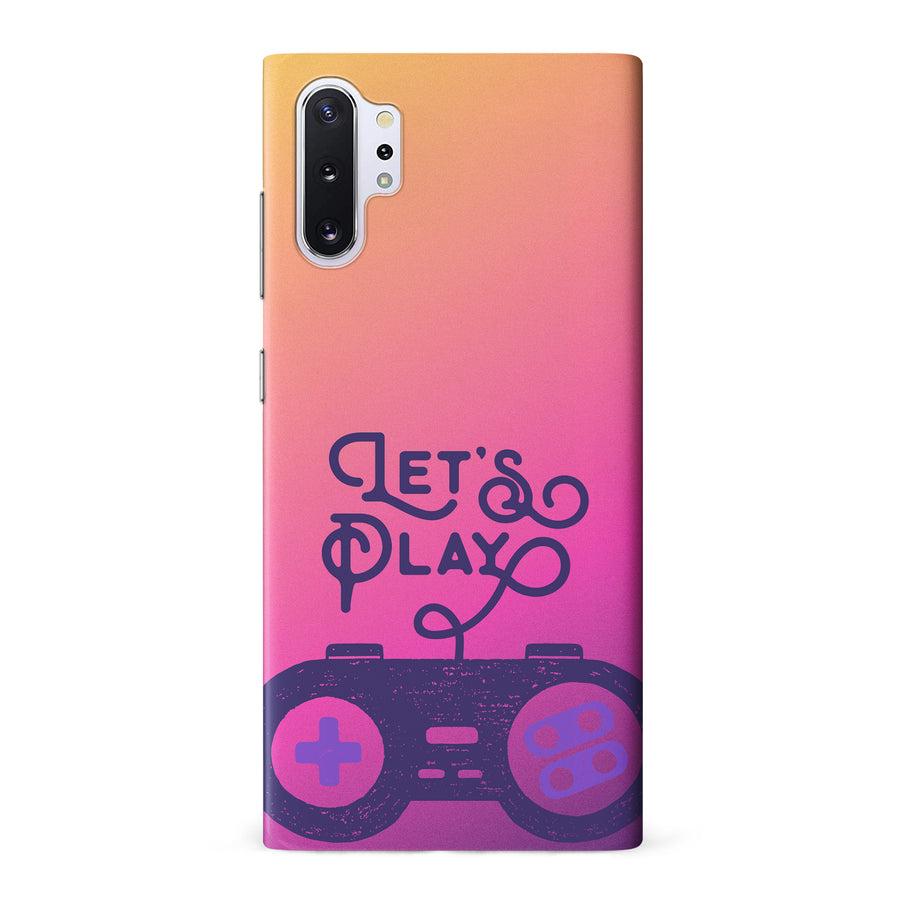 Samsung Galaxy Note 10 Pro Let's Play Phone Case in Magenta