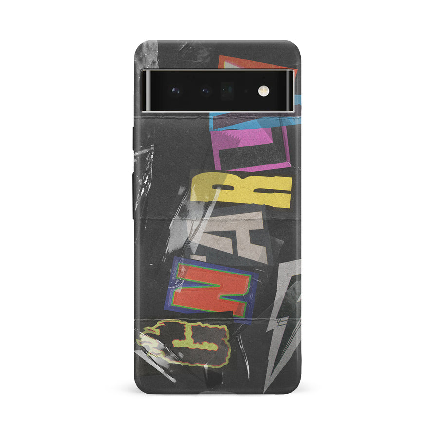 Google Pixel 6A Gnarly Retro Phone Case